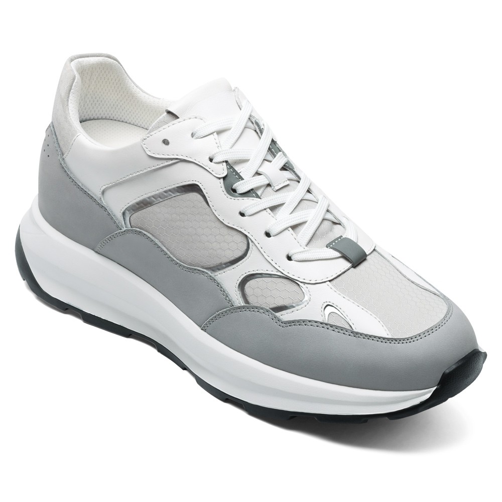 Graue Atmungsaktive Sportschuhe