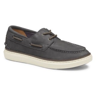 Height Increasing Shoes For Men | Gray Nubuck Boat Shoes 6 CM / 2.36 Inches