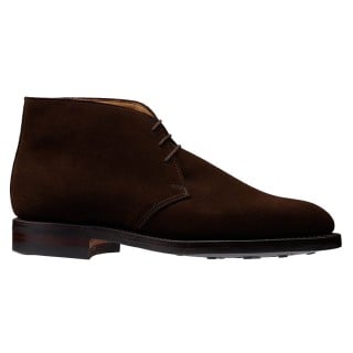Height Increase Boots for Men | Dark Brown Suede Chukka Boot 6 CM / 2.36 Inches
