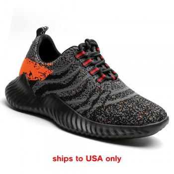(ship to the US only) Height Increasing Knit Sneakers 2.36 Inches / 6CM
