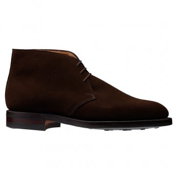 Height Increase Boots for Men | Dark Brown Suede Chukka Boot 6 CM / 2.36 Inches