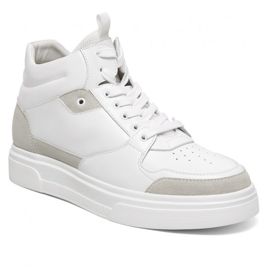 White High-Top Sneakers