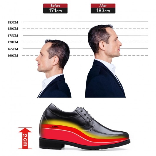yükseklik artışı ayakkabı yüksek topuk erkekler elbise ayakkabı size yüksekliği 12cm