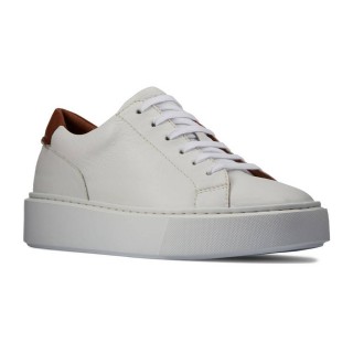 verhoogde schoenen dames - schoenen die je langer maken - witte leren sneakers die hoogte 7 CM toevoegen
