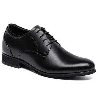 Chamaripa Verhogende Herenschoenen hoge hakken voor mannen zwart 6 CM Langer