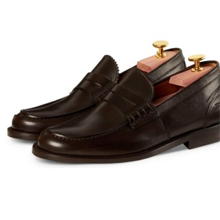 height increasing formal shoes - mens shoes that make you taller - vintage handmade penny loafers 6 CM (No Shoe Last)