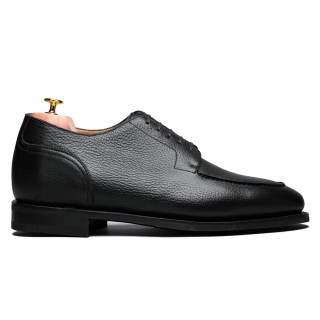 Elevator Formal Shoes For Men | Black Calfskin Business Formal Derby Shoes 6CM / 2.36 Inches