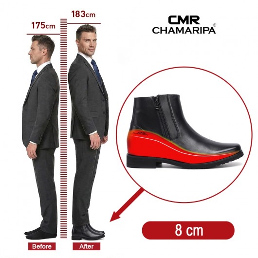 CHAMARIPA chaussure rehaussante homme talonnette homme chaussure rehaussante 8 CM