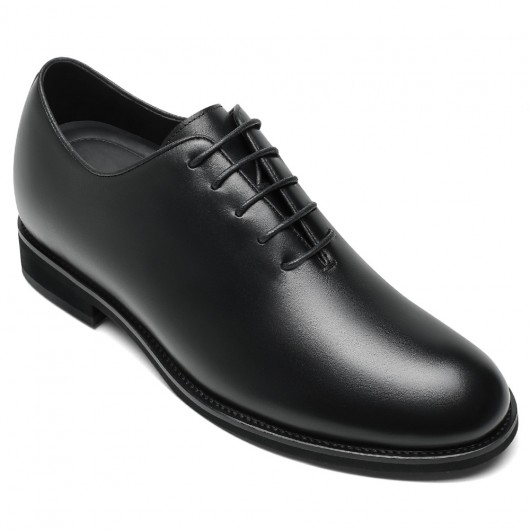 Black Height Incrasing Elevator Shoes Occident Dress Shoes