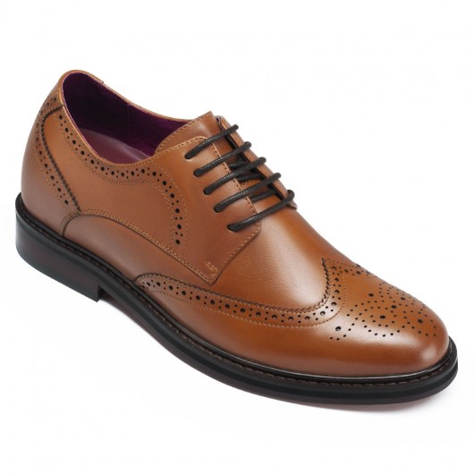Black Height Incrasing Elevator Shoes Occident Dress Shoes