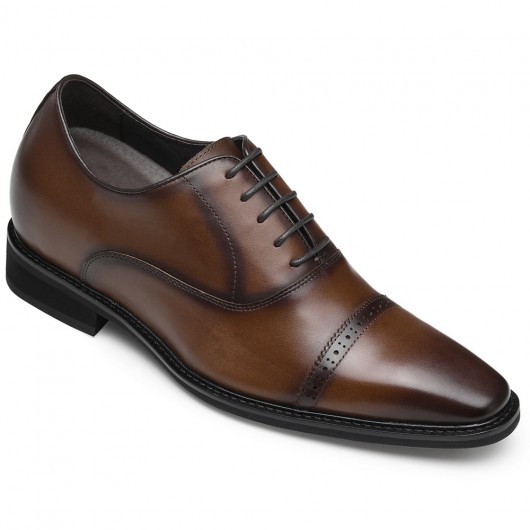Black Height Incrasing Elevator Shoes Occident Dress Shoes