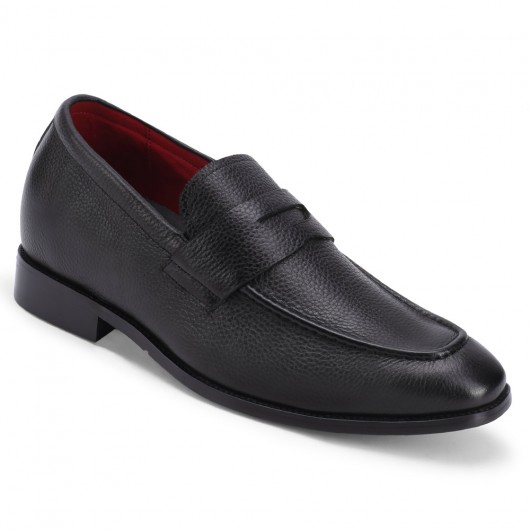 Black Height Incrasing Elevator Shoes Occident Dress Shoes