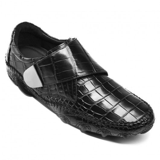 Black Height Incrasing Elevator Shoes Occident Dress Shoes