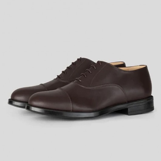Black Height Incrasing Elevator Shoes Occident Dress Shoes