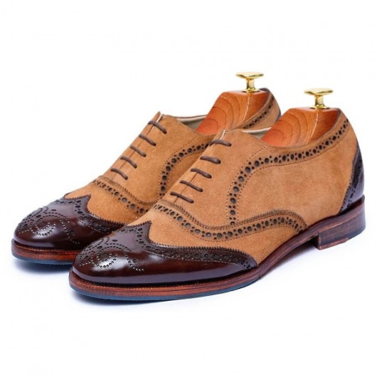 Black Height Incrasing Elevator Shoes Occident Dress Shoes