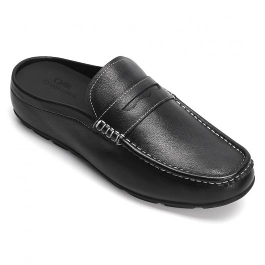 Black Height Incrasing Elevator Shoes Occident Dress Shoes
