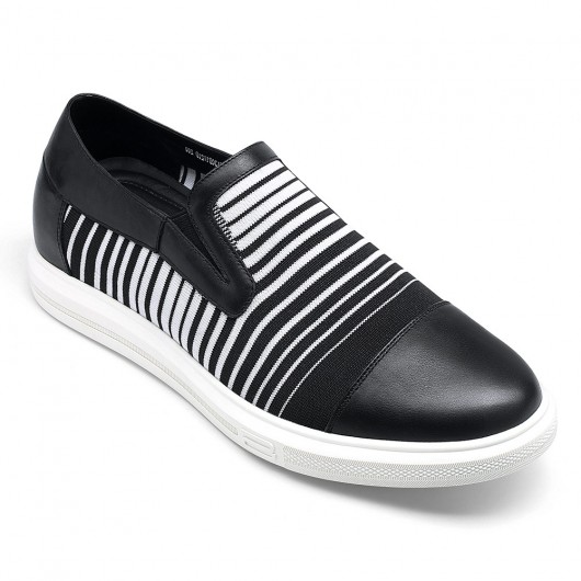 Black Height Incrasing Elevator Shoes Occident Dress Shoes