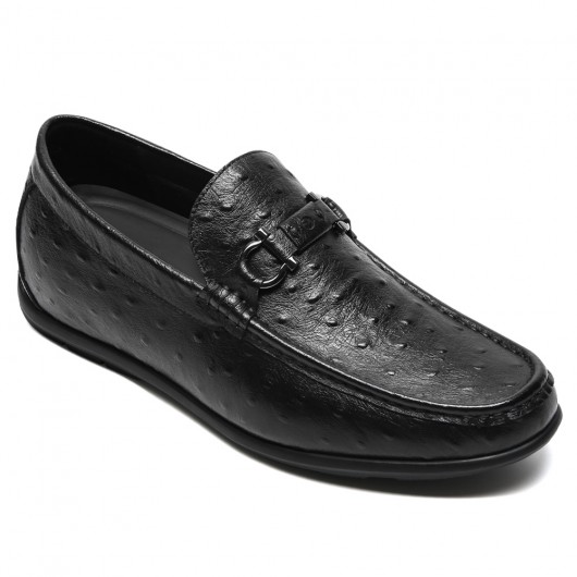 Black Height Incrasing Elevator Shoes Occident Dress Shoes