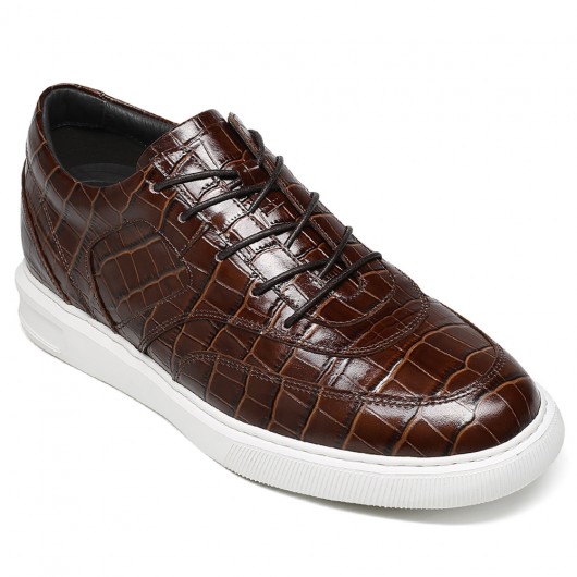 Black Height Incrasing Elevator Shoes Occident Dress Shoes