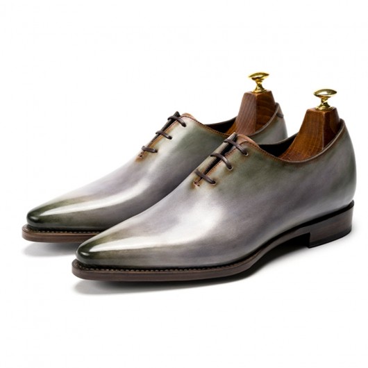 Black Height Incrasing Elevator Shoes Occident Dress Shoes