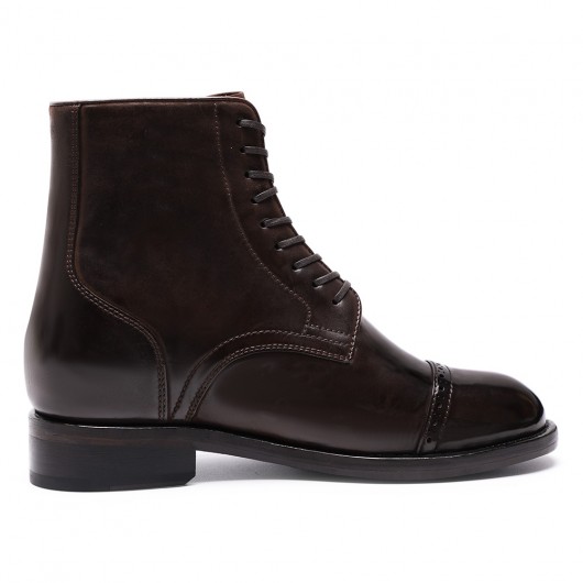 Black Height Incrasing Elevator Shoes Occident Dress Shoes