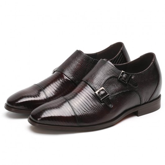 Black Height Incrasing Elevator Shoes Occident Dress Shoes