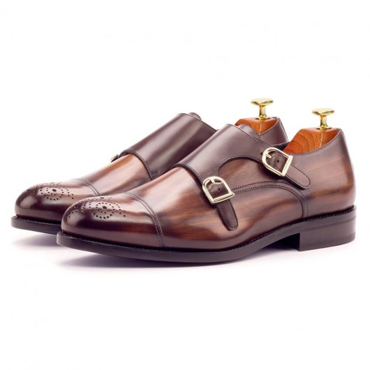 Black Height Incrasing Elevator Shoes Occident Dress Shoes