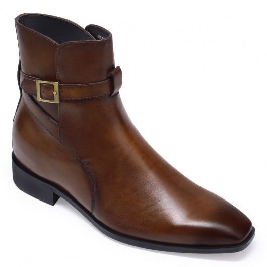 Black Height Incrasing Elevator Shoes Occident Dress Shoes