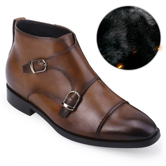 Black Height Incrasing Elevator Shoes Occident Dress Shoes
