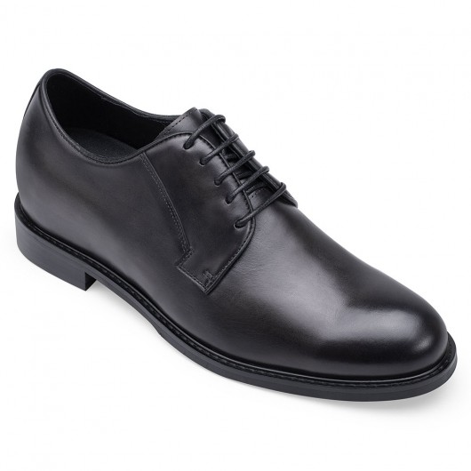 Black Height Incrasing Elevator Shoes Occident Dress Shoes