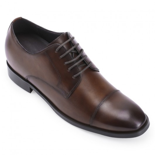Black Height Incrasing Elevator Shoes Occident Dress Shoes