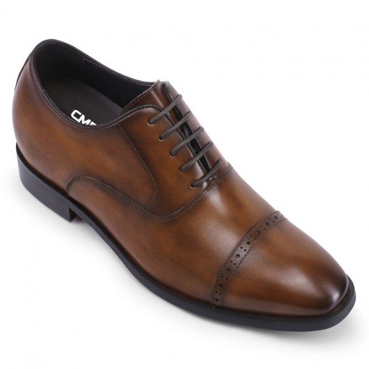 Black Height Incrasing Elevator Shoes Occident Dress Shoes