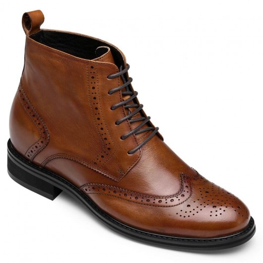 Black Height Incrasing Elevator Shoes Occident Dress Shoes