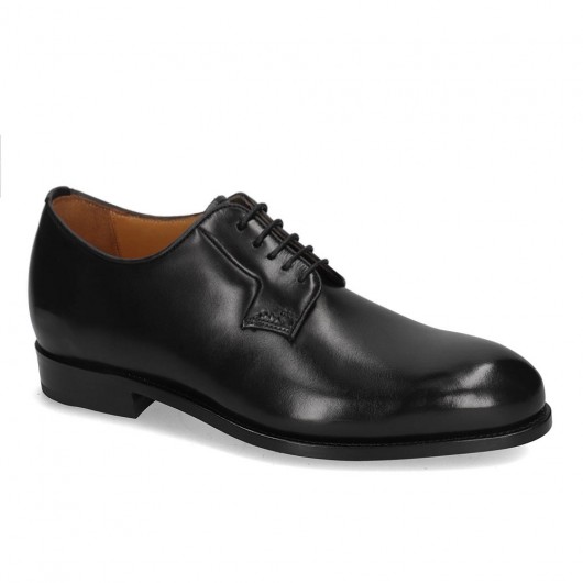Black Height Incrasing Elevator Shoes Occident Dress Shoes