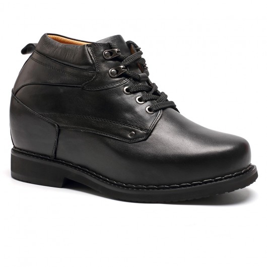 Tall Mens Boots Elevator Shoes 5.12 inches Height Increasing Dress Shoes Make Men Taller 13CM