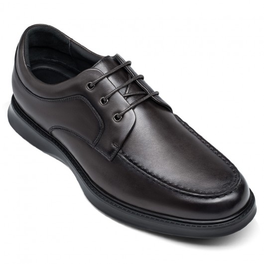 Black Height Incrasing Elevator Shoes Occident Dress Shoes