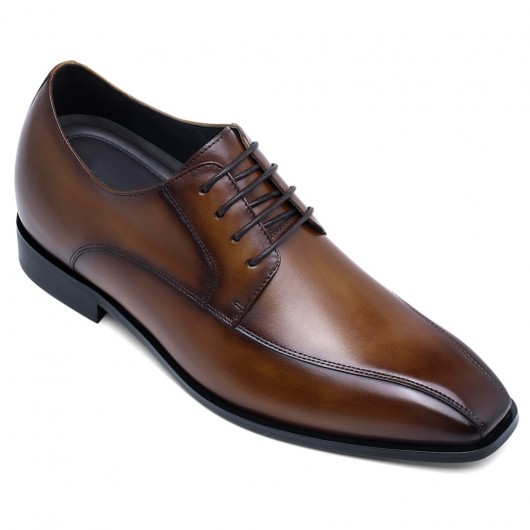 Black Height Incrasing Elevator Shoes Occident Dress Shoes