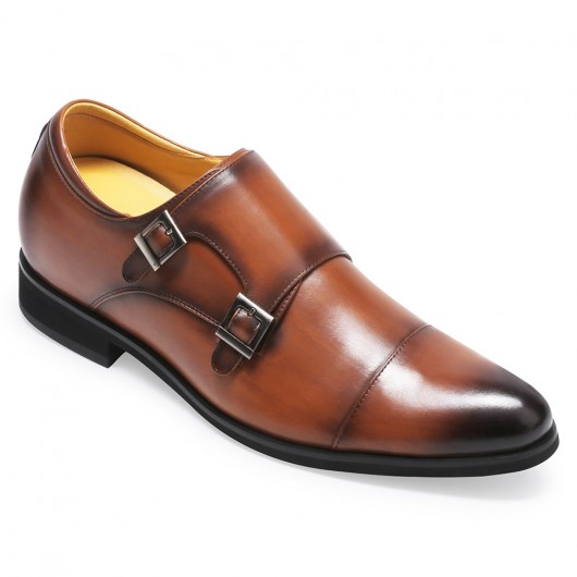 Black Height Incrasing Elevator Shoes Occident Dress Shoes