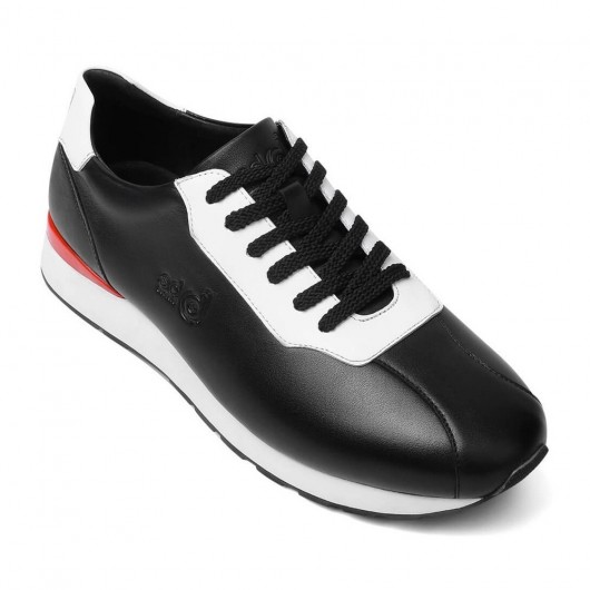 Black Height Incrasing Elevator Shoes Occident Dress Shoes