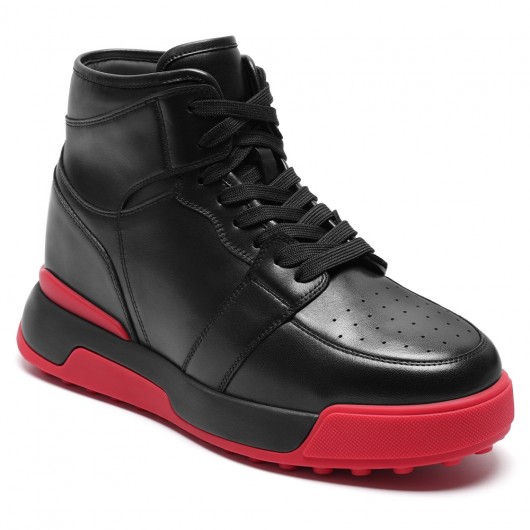 Black Height Incrasing Elevator Shoes Occident Dress Shoes