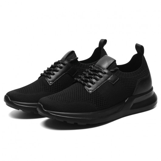 CMR CHAMARIPA Sapato Masculino Com Salto Interno 7cm - Casual Ao Ar Livre Tenis Com Salto Embutido