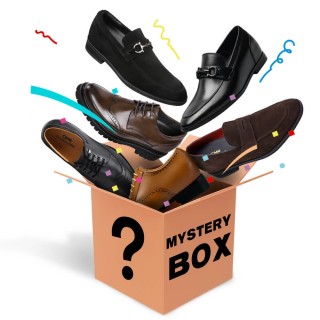 Caixa mistério Sapatos de aumento | Sapatos sociais | Ténis | Botas | Tamanho UE 37-EU45 - 1 par Entrega aleatória