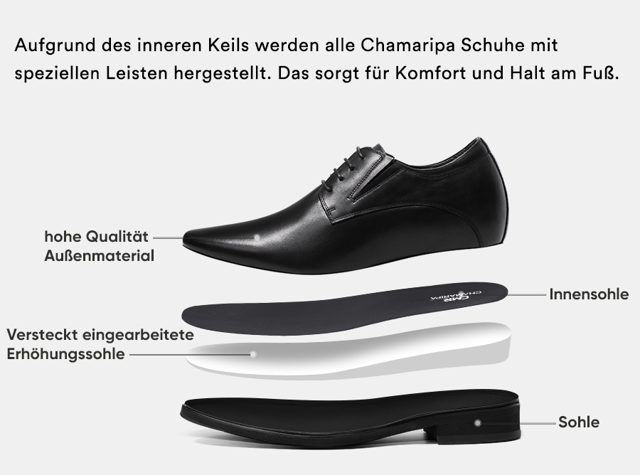 Was sind Schuhe, die größer machen